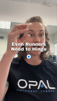 even runners need to hinge