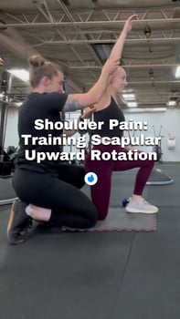 shoulder pain scapular upward rotation
