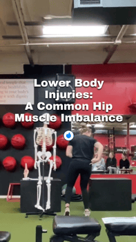knee pain: a common hip muscle imbalance