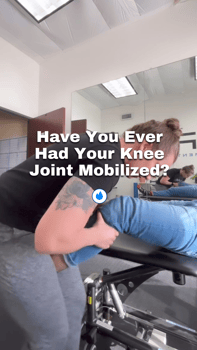 have you had your knee joint mobilized?