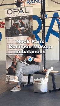 neck pain: common muscle imbalances