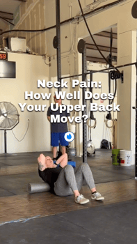 neck pain: how well does your upper back move?