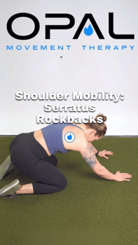 shoulder mobility serratus rockback